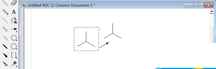 使用ChemDraw繪制出紐曼Newman結(jié)構(gòu)實(shí)例的具體步驟截圖