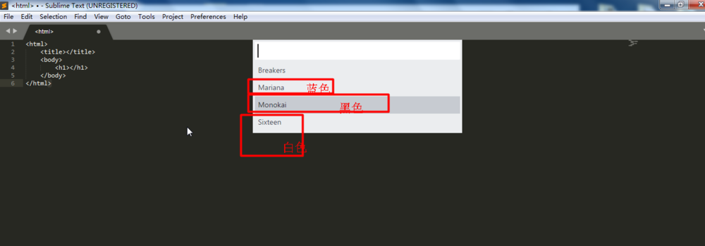 在SublimeText中自定義設(shè)置背景顏色的圖文教程截圖