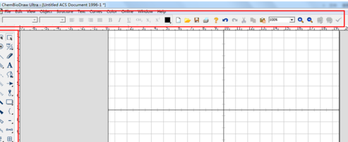 ChemDraw工具欄不見了的處理操作截圖