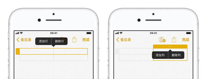利用iOS備忘錄創(chuàng)建表格的操作過程截圖