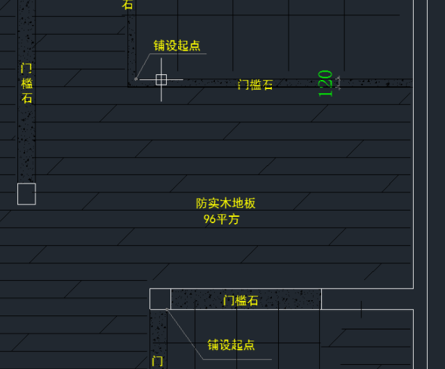 CAD繪制地面鋪設圖紙的操作流程截圖