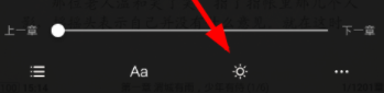 搜書大師APP設(shè)置亮度的簡單操作截圖
