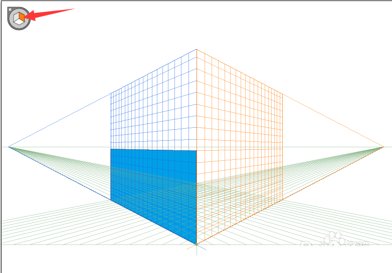 ai中使用透視格工具設(shè)計(jì)出立體圖形的詳細(xì)操作方法截圖