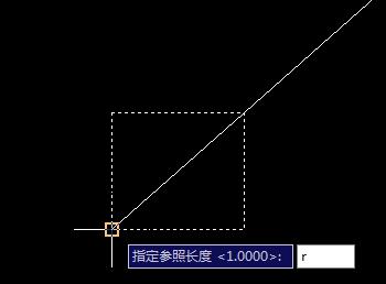 cad縮放指定尺寸的操作流程截圖