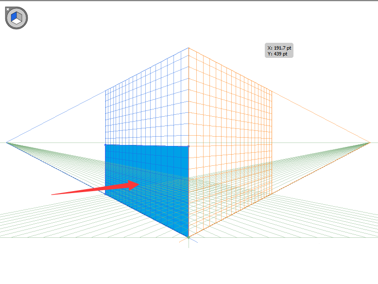 ai中使用透視格工具設(shè)計(jì)出立體圖形的詳細(xì)操作方法截圖