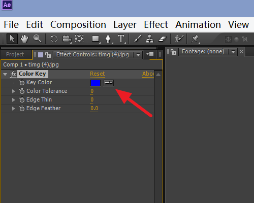 Adobe After Effects去掉圖片白色底的操作步驟截圖