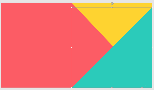 ppt繪制幾何圖形色塊拼圖效果封面的操作技巧截圖