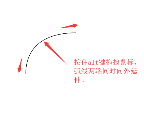 ai畫出弧線的操作步驟講解截圖