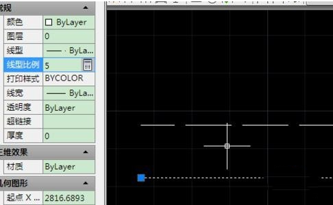 cad虛線(xiàn)比例進(jìn)行設(shè)置的簡(jiǎn)單操作截圖