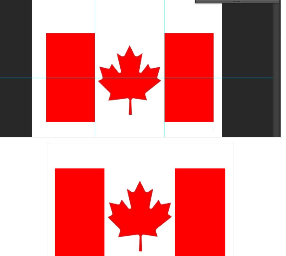 PS制作矢量加拿大國旗的圖文操作步驟截圖