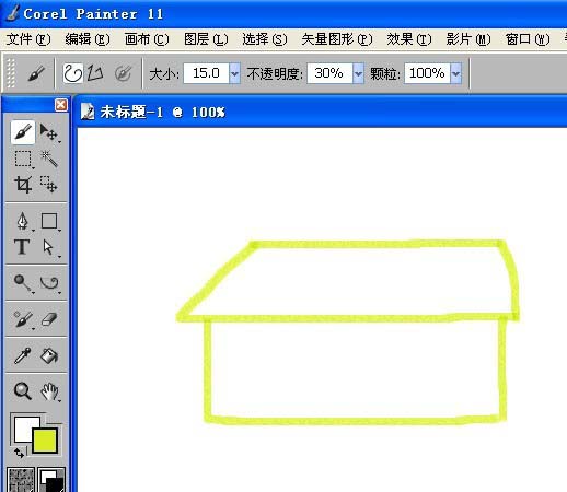 painter利用畫筆馬克筆畫圖的詳細(xì)操作步驟截圖