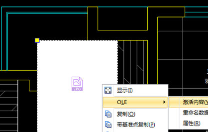 迅捷CAD編輯器插入OLE對(duì)象的圖文操作截圖