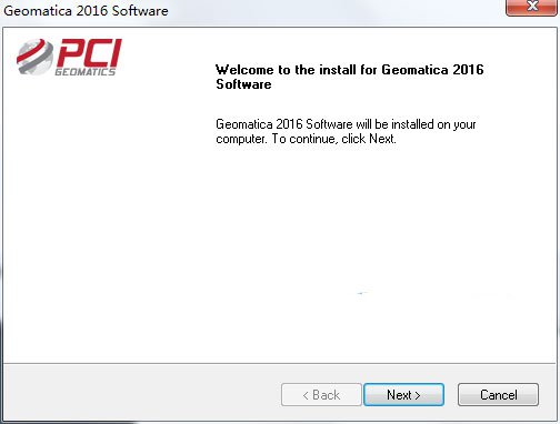 Geomatica 2016進(jìn)行安裝的操作流程截圖