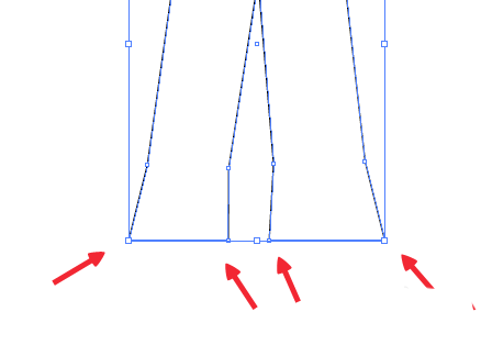 ai設(shè)計(jì)喇叭褲標(biāo)志的操作教程截圖