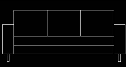 cad繪畫沙發(fā)立體圖的相關(guān)操作方法截圖