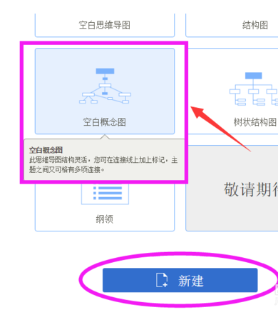 迅捷思維導圖中結構進行更換的具體操作方法截圖