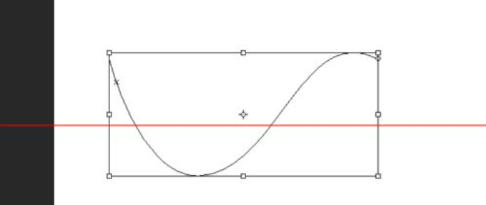 PS讓文字按鋼筆路徑排列的使用操作教程截圖