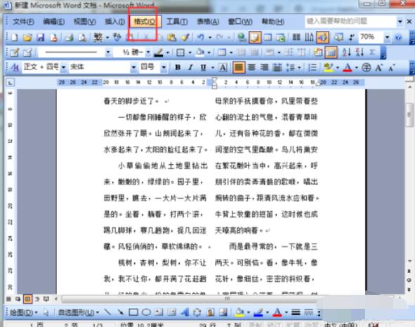 word2003文檔添加水印的方法介紹截圖