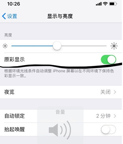 iphonex原彩顯示的詳細操作教程截圖