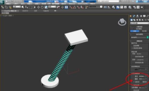 3dmax2012制作彈簧的方法步驟截圖