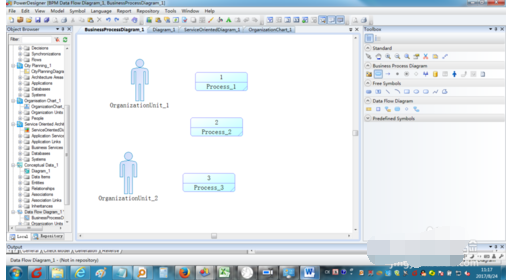 powerdesigner建立數(shù)據(jù)流圖的使用方法截圖