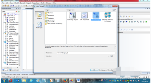 powerdesigner建立網(wǎng)絡(luò)圖的操作步驟截圖