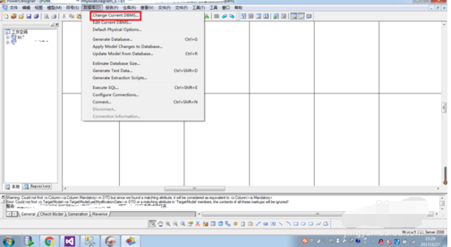 PowerDesigner轉(zhuǎn)換數(shù)據(jù)庫格式的操作教程截圖