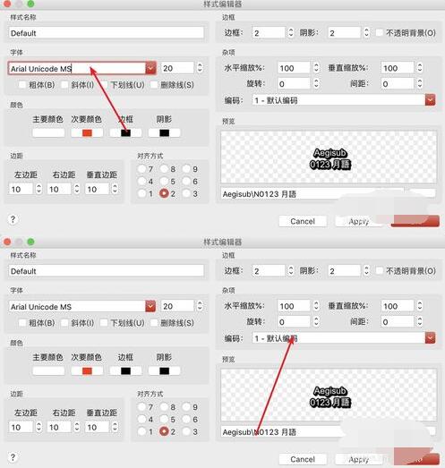 Aegisub中字幕亂碼問題的處理辦法截圖