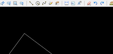 迅捷CAD看圖畫三角形的具體操作方法截圖