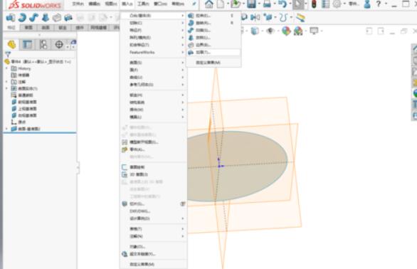 solidworks2019中加厚命令使用操作步驟截圖