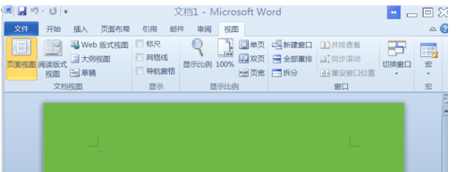 word2010標尺不見了的找回方法截圖