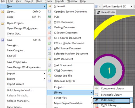 Altium Designer 13制作線路板封裝的詳細操作流程截圖