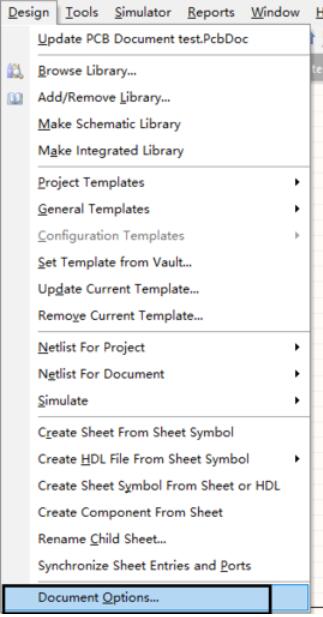 Altium Designer 13中設(shè)置原理圖圖紙的具體操作流程截圖