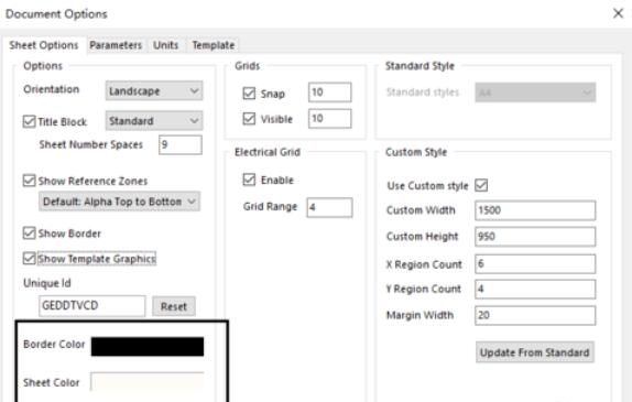 Altium Designer 13中設(shè)置原理圖圖紙的具體操作流程截圖