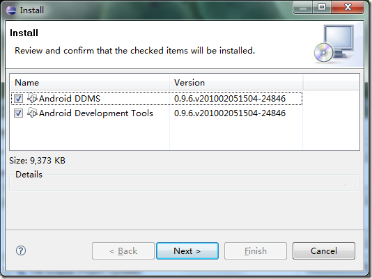 eclipse android adt的具體安裝步驟截圖
