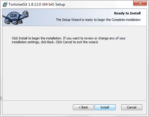 TortoiseGit的安裝具體步驟截圖