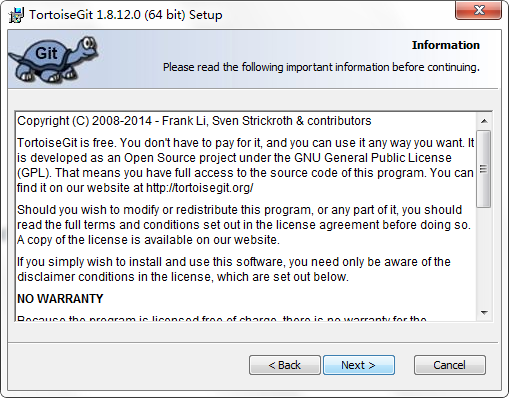 TortoiseGit的安裝具體步驟截圖
