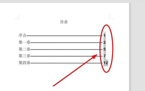 WPS2019目錄頁碼添加括號的具體操作方法截圖