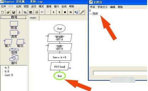 Raptor設計程序流程圖并運行的具體操作步驟截圖