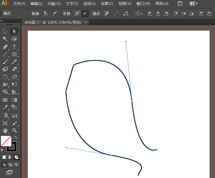 Adobe Illustrator CS6連接線段斷點的操作方法截圖