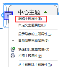 mindmanager更改主題屬性的具體方法截圖