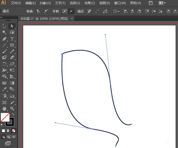 Adobe Illustrator CS6連接線段斷點的操作方法截圖