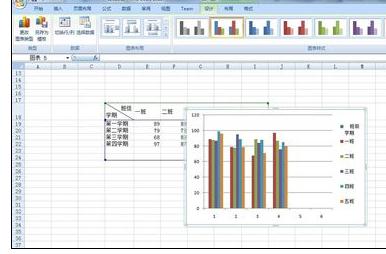 excel2007進(jìn)行圖表數(shù)據(jù)展示的相關(guān)操作步驟截圖