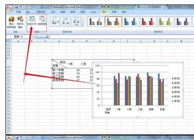 excel2007進(jìn)行圖表數(shù)據(jù)展示的相關(guān)操作步驟截圖