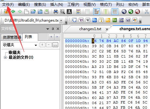 UltraEdit文件頁面添加頁眉的詳細操作過程截圖