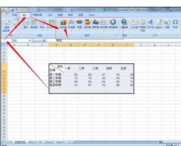 excel2007進(jìn)行圖表數(shù)據(jù)展示的相關(guān)操作步驟截圖