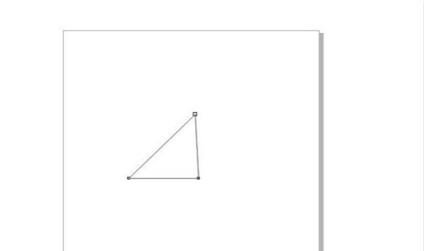 CorelDraw X4使用鋼筆工具繪畫直角三角形的操作教程截圖