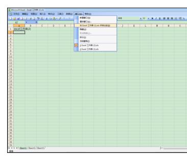 excel2007將兩個(gè)工作表分開窗口顯示的操作教程截圖