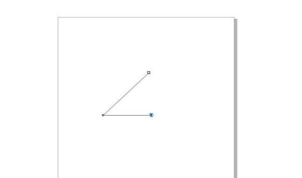 CorelDraw X4使用鋼筆工具繪畫直角三角形的操作教程截圖