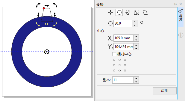 CorelDraw X4繪制齒輪零件模式的操作步驟截圖